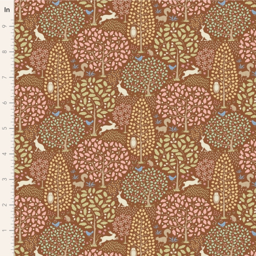 Tilda Patchwork Stoff Baumwolle - Sanctuary - Caramel